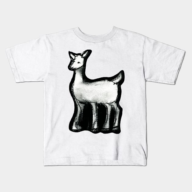 Two Little Goats II/II (cut-out) Kids T-Shirt by FJBourne